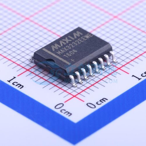 RS232芯片 MAX3232EEWE+ SOIC-16 MAXIM(美信) 电子元件原装正品