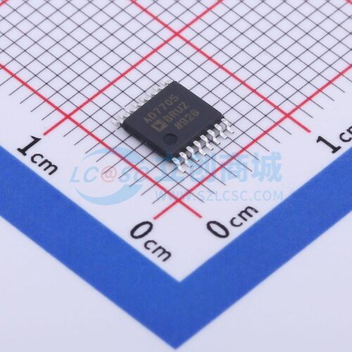 模数转换芯片ADC AD7705BRUZ TSSOP-16 ADI(亚德诺) 电子元件配单