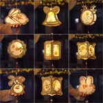 过新年灯笼手工diy材料包古风花灯手提儿童灯笼春节宫灯装饰挂饰