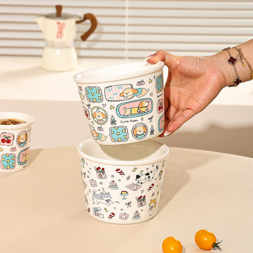 甜欧尼泡面碗易清洗可进洗碗机