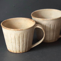 日本作家器 小川麻美 手工马克杯咖啡杯 质朴清新系陶瓷壶筷子筒
