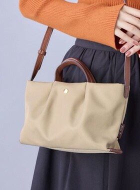 日本anello肩乐新款2WAY轻便防水斜挎包斜背包包单肩包逛街包