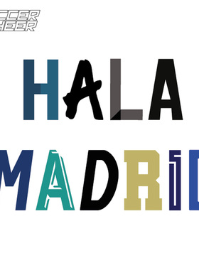 皇马球衣字体2526本泽马印号订制素材热销拉莫斯莫德里奇印字包邮