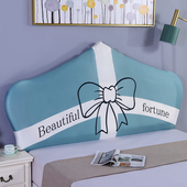 床头套罩全包软包异形简约北欧四季 通用防尘保护罩床头套弹力布艺