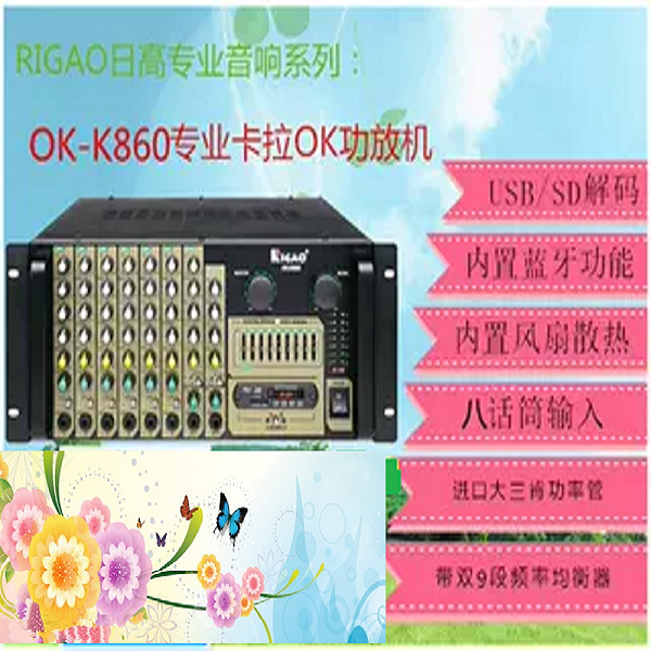 RIGAO(K860)调音台式专业功放机