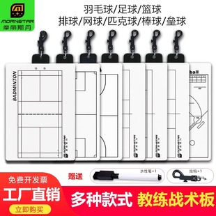 蓝球战术板足球教练板棒球计分板pickleball匹克网球羽毛球战术板