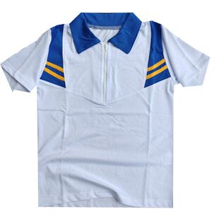 潮州市潮安浮洋江东古巷汕头澄海蓝色夏季中小学生短袖校服班服