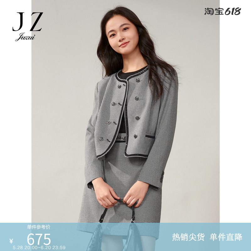 商场同款JZ玖姿摩登复古