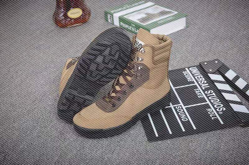 Boots militaires en toile - dérapage - Ref 1399882 Image 5