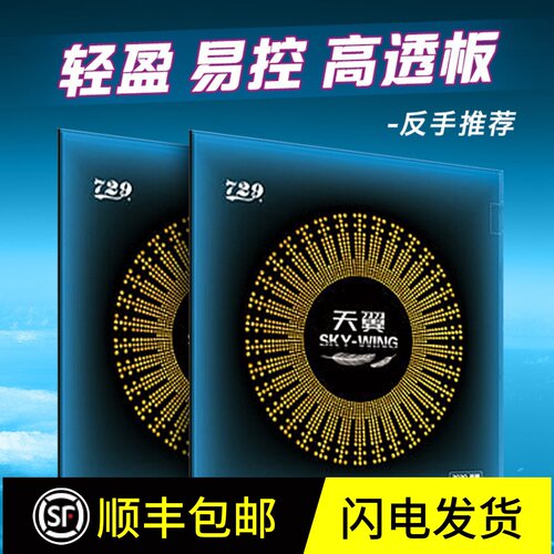 友谊729天翼乒乓球套胶反胶