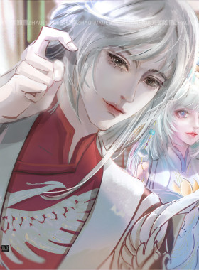 【朝如雪】王者荣耀小王李白，瑶等长长久久鼠标垫色纸