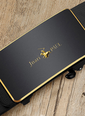 SuprFicial男士皮带黑色自动扣腰带无牙内穿商务裤腰带皮革