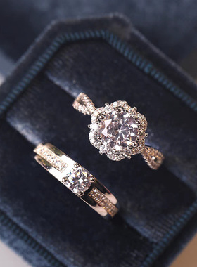 活口可以调节情侣戒指结婚对戒直播小红书拼多多推荐