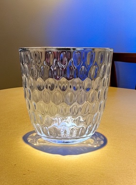 Roupa 罗派彩色钢化玻璃水杯家用创意ins耐热茶杯子漱口杯牛奶杯