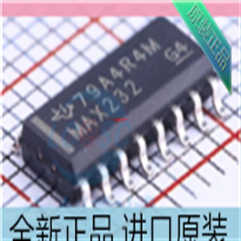 MAX232DR MAX232D MAX232 SOP-16贴片 RS232收发器 芯片 进口原装