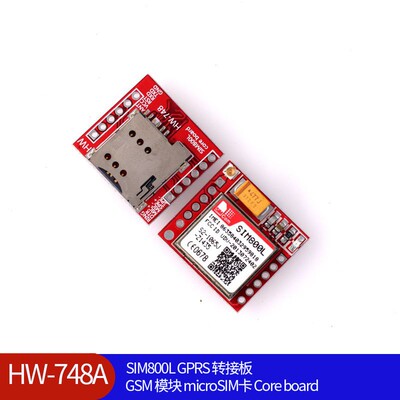 (748A)SIM800L GPRS 转接板 GSM 模块 microSIM卡 Core board