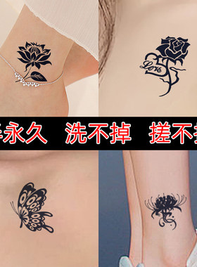 草本果汁纹身贴女不反光