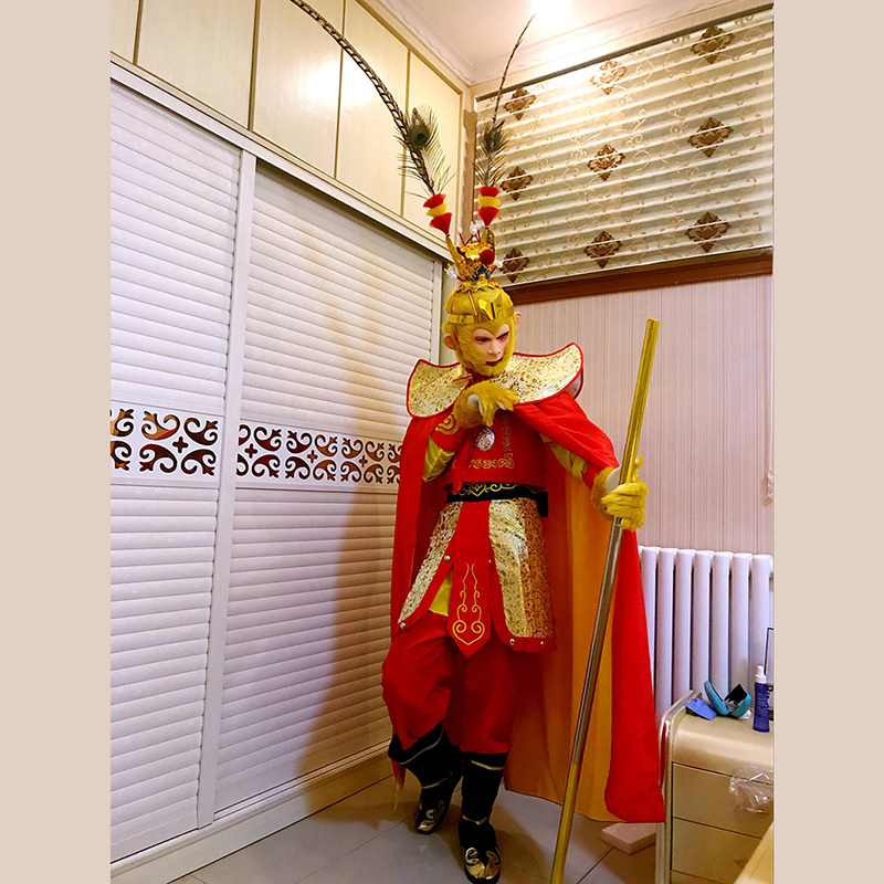 圣诞节元旦新款美猴王套装成人孙悟空的衣服 齐天大圣服装演出服