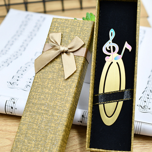 高音谱号书签金属八分音符老师同学礼物音乐符号学生奖品琴行艺校
