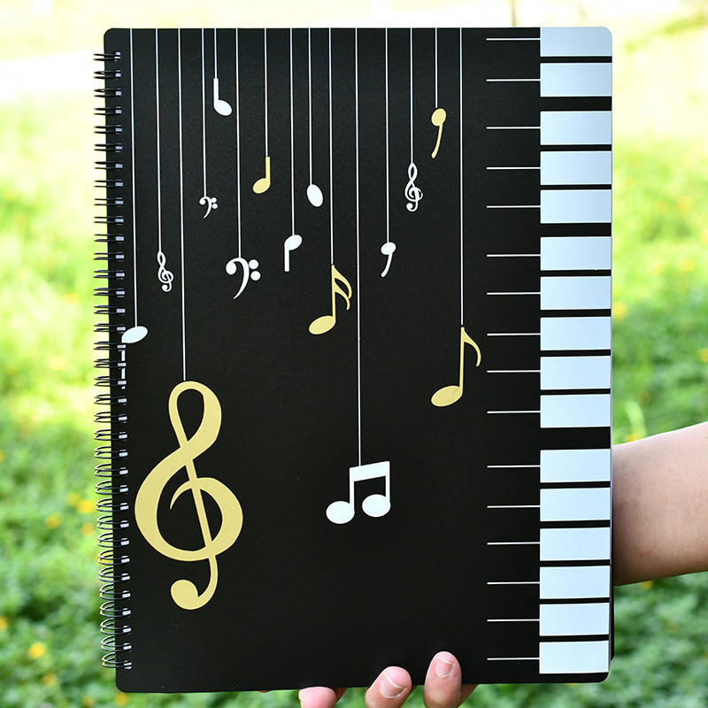 不反光乐谱夹活页钢琴曲谱夹子可改谱琴谱夹文件夹a4乐谱册歌谱