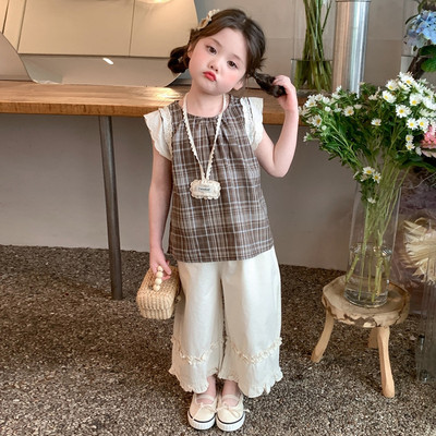 女童夏季套装2025新款女孩