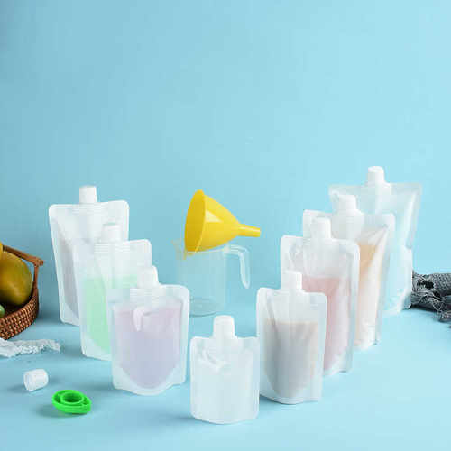 加厚一次性自立外卖奶茶汤袋