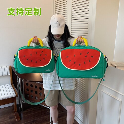 定制多巴胺儿童西瓜舞蹈包印字