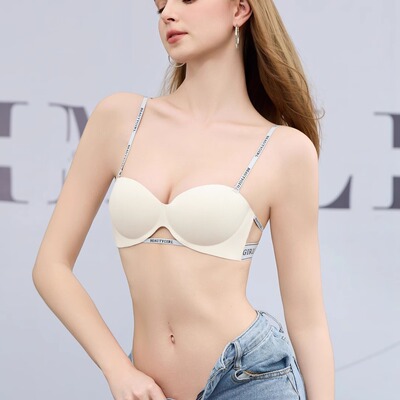 半杯小胸聚拢显大无钢圈文胸