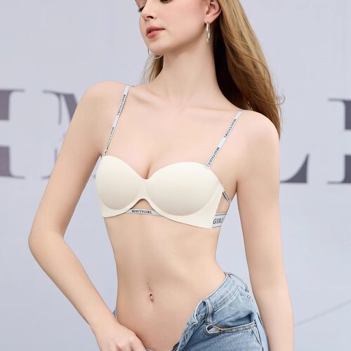 半杯小胸聚拢显大无钢圈文胸