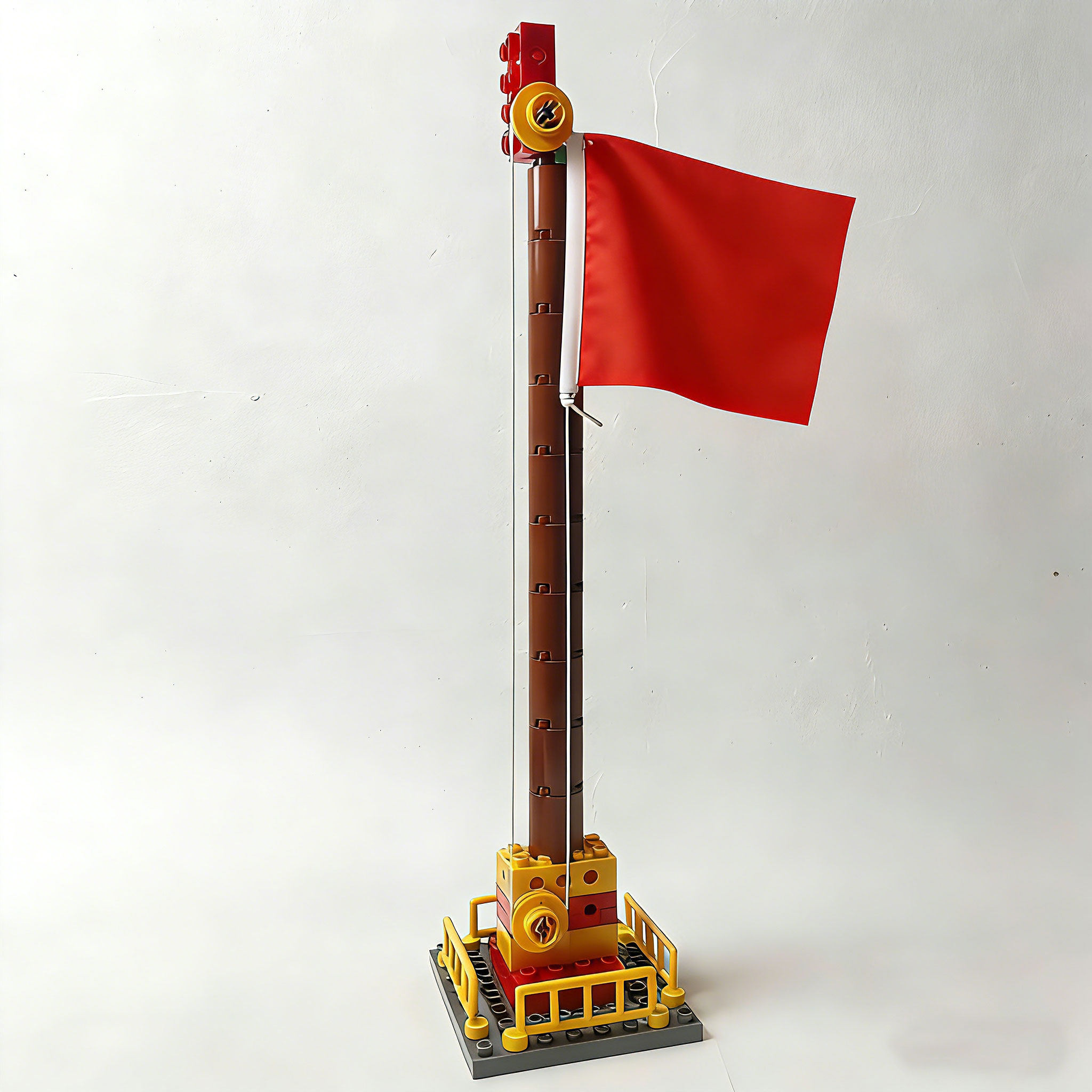 幼儿园兼容某高大颗粒积木儿童益智升旗杆玩具拼装模型送红色旗帜,玩具/童车/益智/积木/模型,普通塑料积木,淘宝优惠券,粉丝福利购,淘宝优惠卷