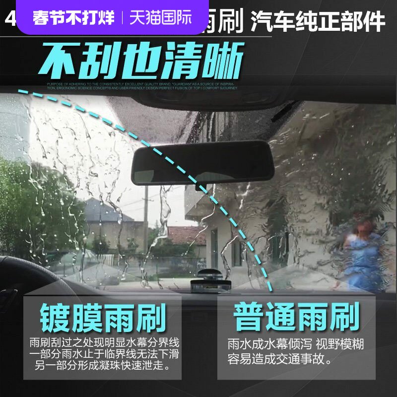 适用于本田思域无骨雨刷片雅阁八代奥德赛CRV飞度锋范雨刮器片