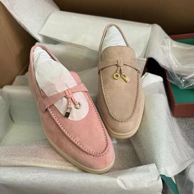 进口鹿皮绒脚感舒适无比乐福鞋