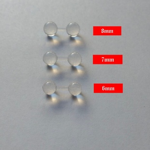 系带专用软珠连体硅胶软珠678mm圆珠5度 10度Diy饰品配件串珠