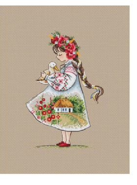 【CC440-一身春色】2025新款十字绣清新印花现代