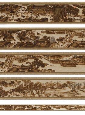 【ZZ5768-清明上河图-12色世博版】十字绣2025款线绣手工客厅系列