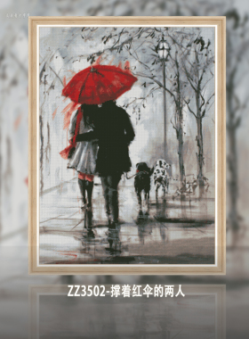 【ZZ3502-恋人】十字绣2025新款自己绣手工客厅印花小格刺绣结婚