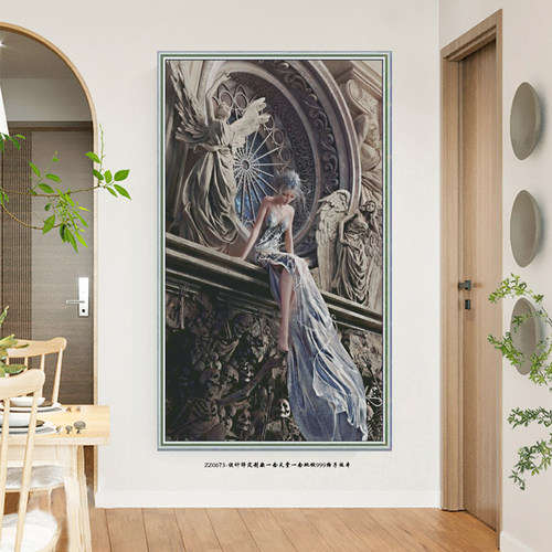 设计师定制款一念天十字绣