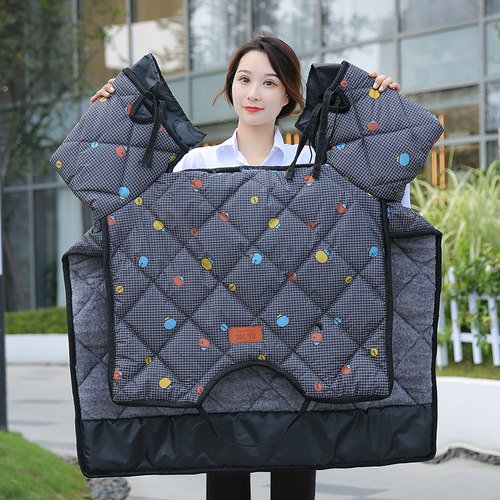 电动车挡风被冬季加绒秋冬防水