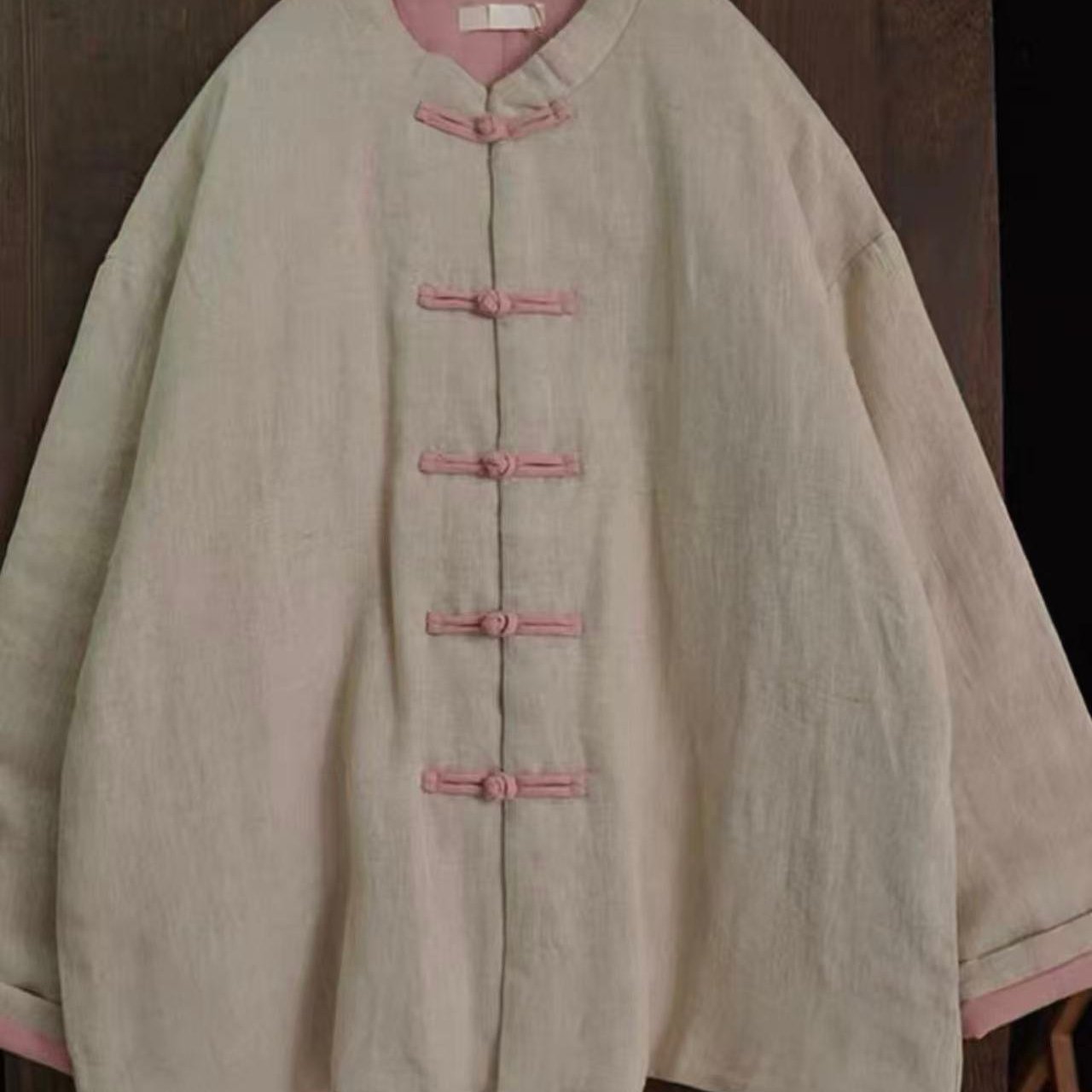 文艺复古重工精致满提花棉服外套女新款宽松百搭时尚棉衣 T货架袋