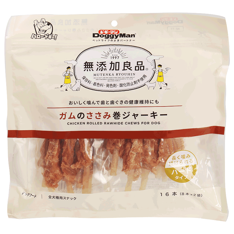 多格漫狗狗磨牙零食包裹鸡胸肉