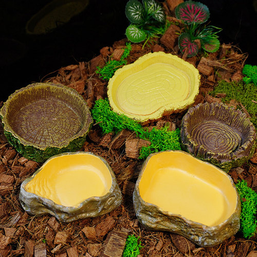 食盆仿岩石泡澡盆龟蜥蜴角蛙蛇