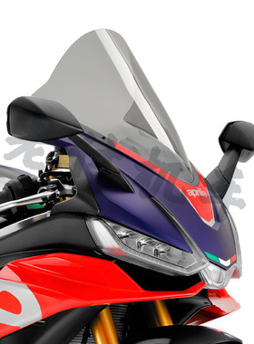 适用于新款RSV4改装西班牙正品puig风挡竞技加高挡风玻璃原装黑色