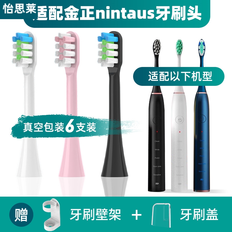 适配金正电动牙刷刷头nintausJZ-X5/X2替换情侣牙刷头成人JZD10