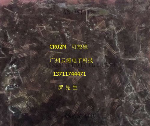 常用原装正品直插CR02AM单向可控硅0.47A400V进口原装货TO-92封装