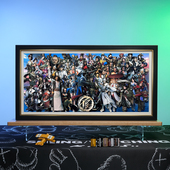 画江湖之不良人原创3D立体画装 饰画艺术挂画摆画国漫周边生日礼物