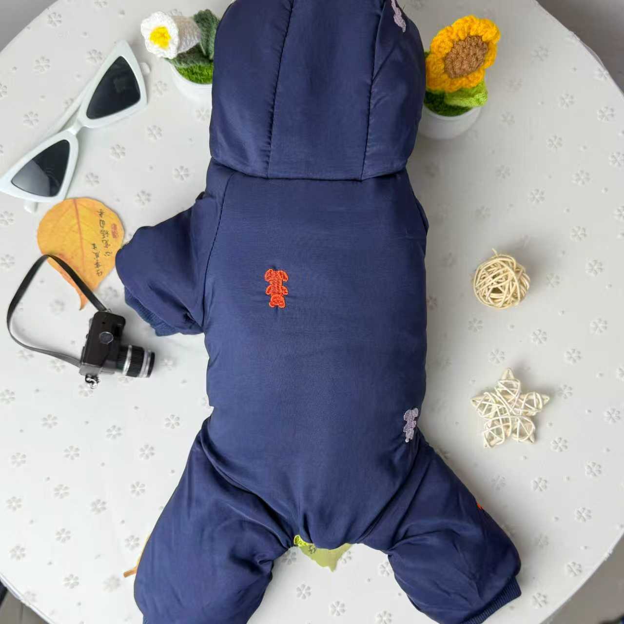 狗狗冬天衣服四脚可爱宠物小型犬