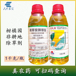 惊天海10%精草铵膦精草铵膦铵盐柑橘园除草剂非耕地杀草药农药