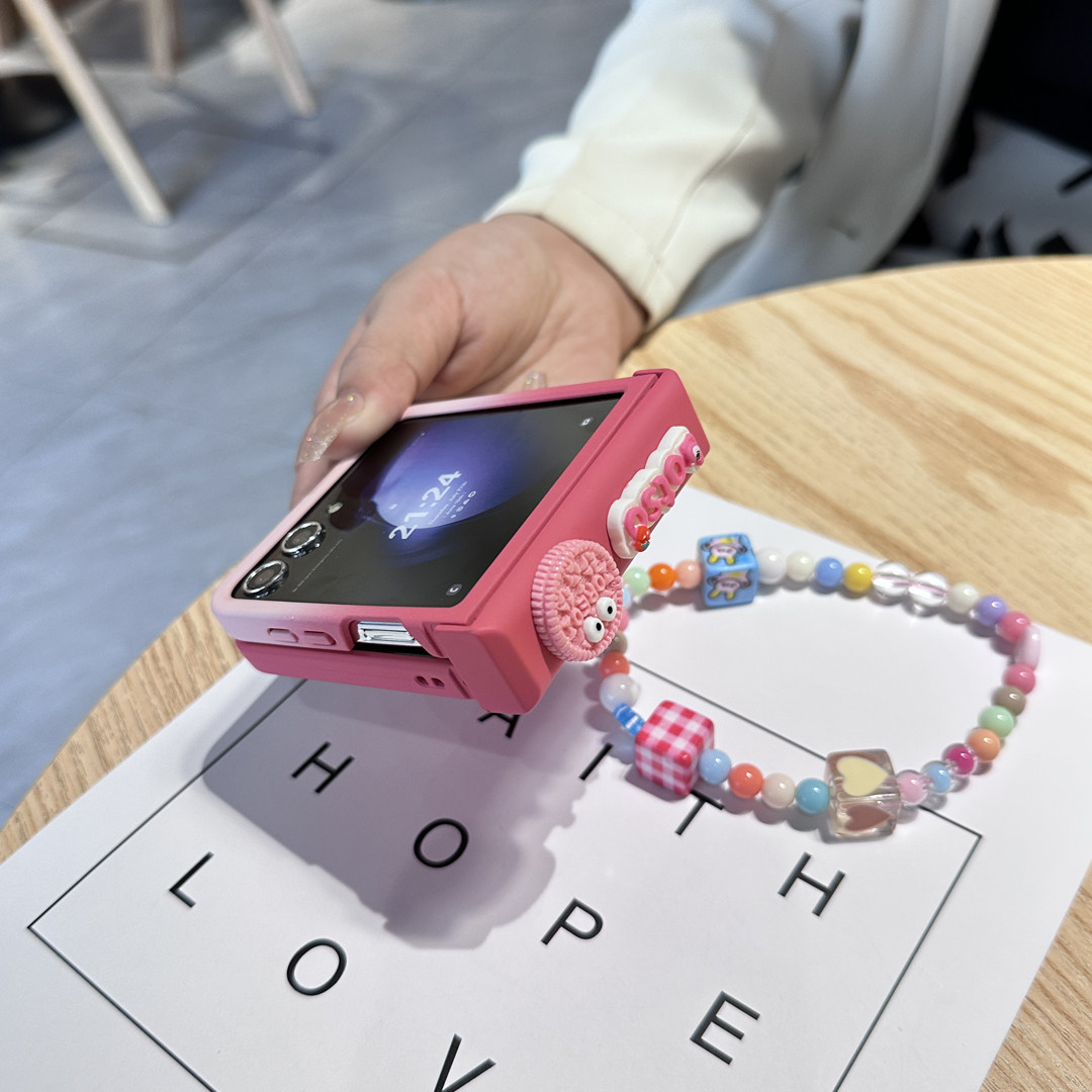 新款适用三星zflip7手机壳折叠屏大视窗w24 flip超薄zflip4/3保护壳zflip5全包防摔galaxy zflip7fe外壳可爱