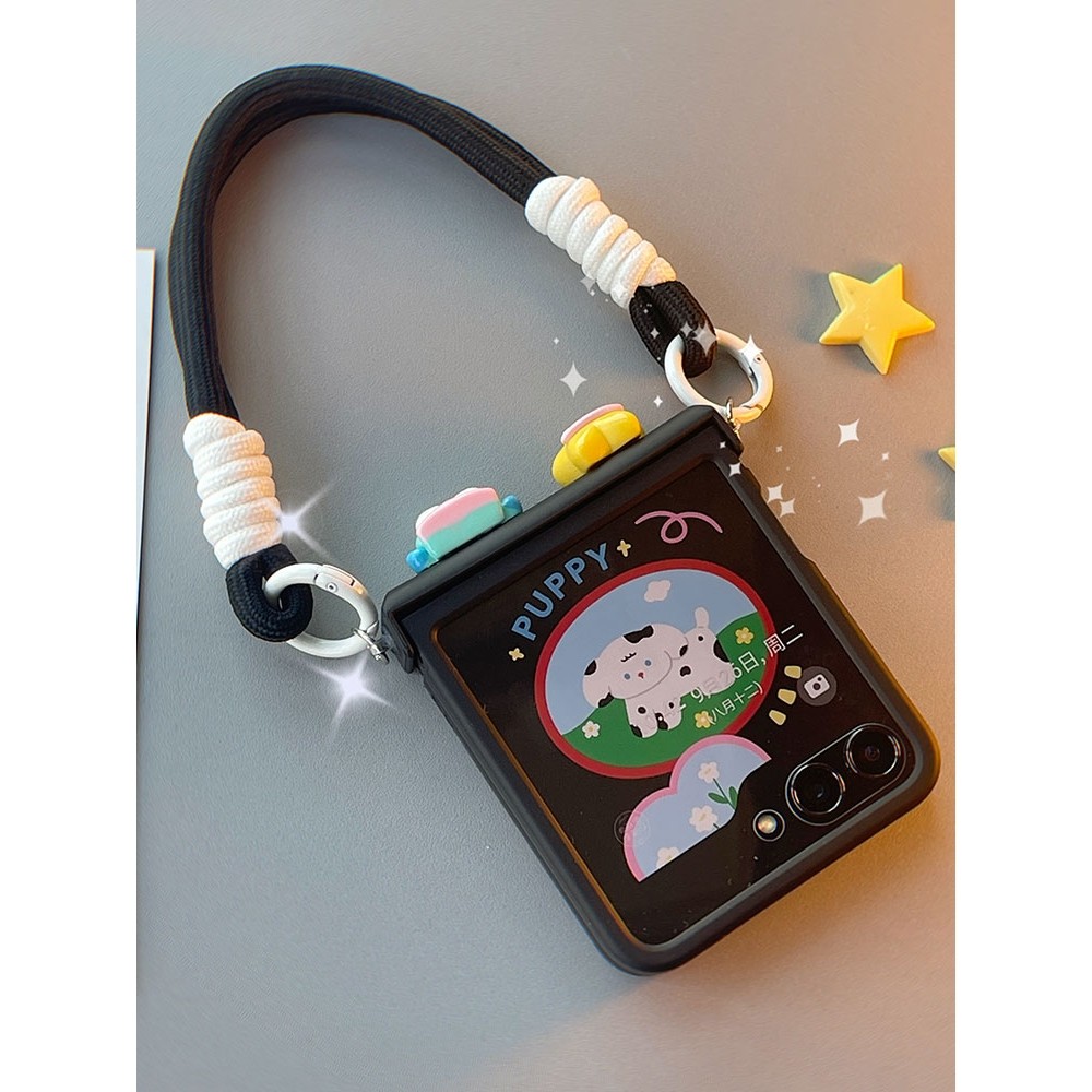 适用三星ZFlip6手机壳折叠屏w25 flip全包大视窗zflip7fe壳膜一体手提铰链zflip5全包中轴zflip4/3女防摔外壳