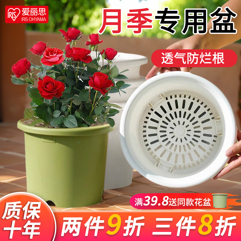 爱丽思Deepot盆栽家用青山树脂加仑盆月季龟背竹爱丽丝塑料花盆